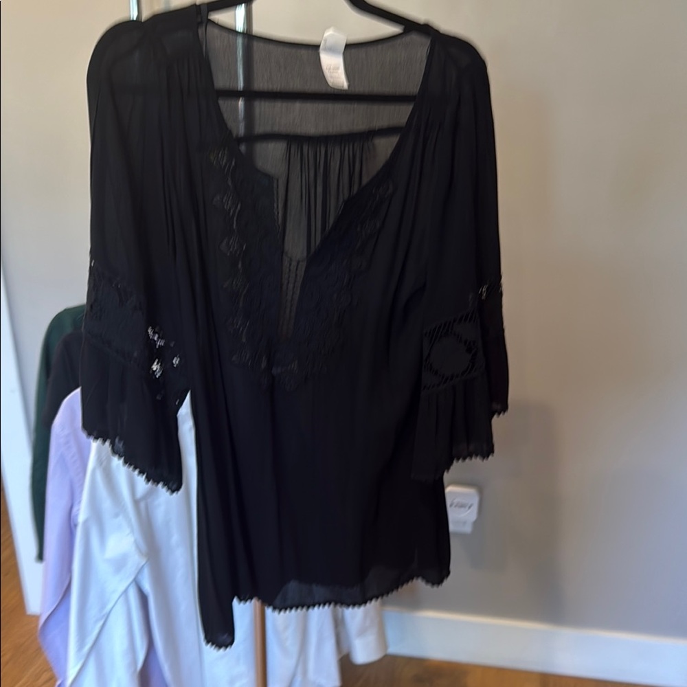 Elegant Black Women's Top
